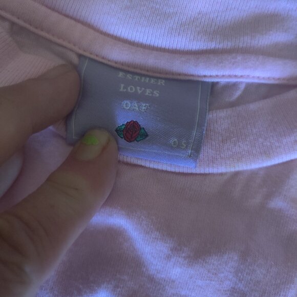 Lazy Oaf esther loves oaf Esther Bunny Tee OS New Oversized - Picture 4 of 4